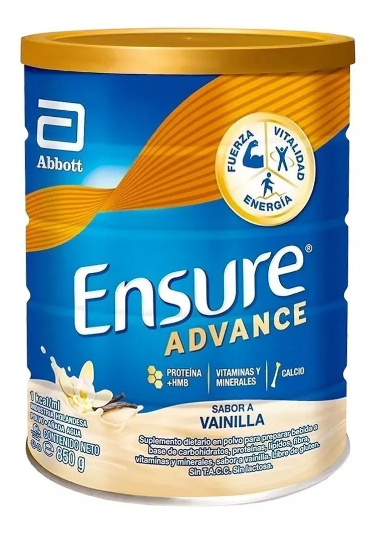 2 Pak Advance Suplemento alimenticio en polvo Vanilla Guarantee con proteína de alta calidad, omega 3 y 6, 28 vitaminas y minerales - 850 g/29.98 oz