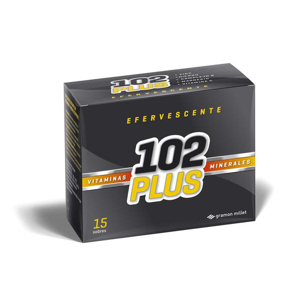 102 Años Plus Efervescent Vitamins and Minerals Powder: Multivitamin, Polymineral & Energizing Complex