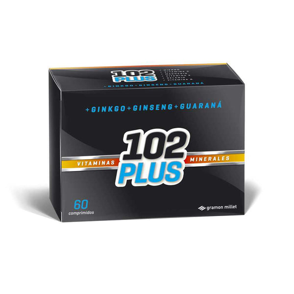 102 Años Plus Multivitamin and Polymineral Tablets with Guarana and Ginkgo Biloba