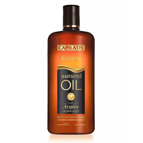 Capilatis Natural Oil Conditioner (420ml/14.20fl oz) Hydrating, Strengthening & Repairing, Sulfate-Free, Color-Safe, Shine-Enhancing