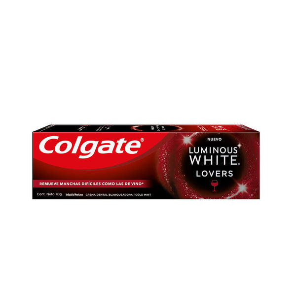 Colgate Luminous White Toothpaste Lovers Wine - 70gr/2.36oz - Clinically Proven Formula for Whitening & Remove Stains