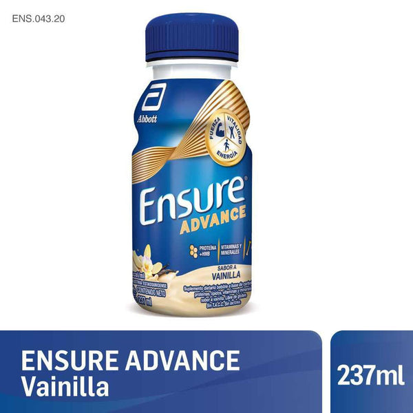 Ensure Advance Vanilla Flavor(237Ml/8.01Fl Oz) High-Quality Protein, HMB, Vitamins & Minerals, Low Fat & Gluten Free