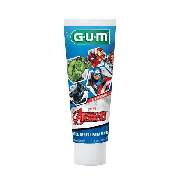 Gum Children's Toothpaste Avengers (100Gr/3.52Oz) - Fluoride-Free, Natural Ingredients, Whitens Teeth & More