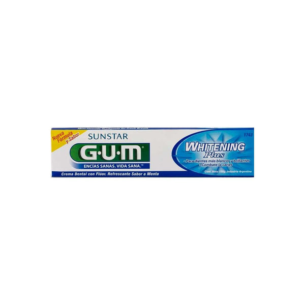 Gum With Plus Toothpaste 100Gr / 3.52Oz ‚ Natural Enzymes, Triclosan, Xylitol & Plant Extracts for Fresh Breath & Healthy Gums