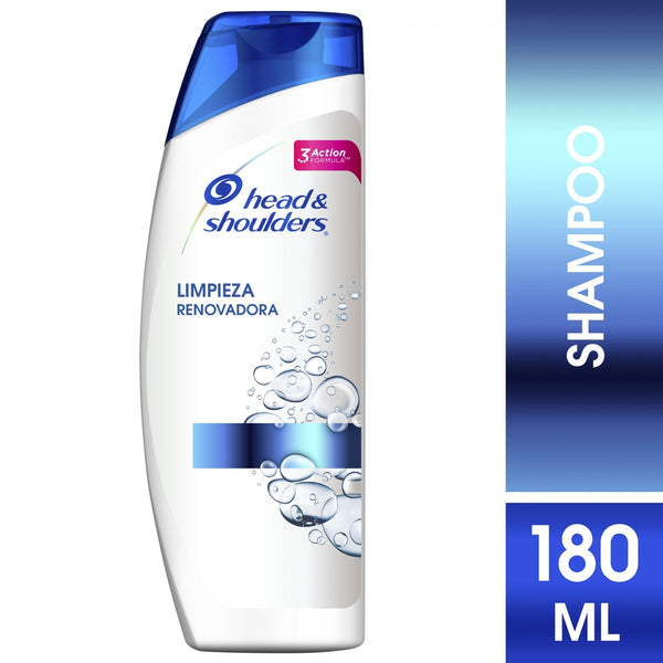 Head & Shoulders Refreshing Cleansing Shampoo 180Ml / 6.08Fl Oz: Clean Hair and Dandruff Free with Vitamin E, Pro-Vitamin B5 and Argan Oil