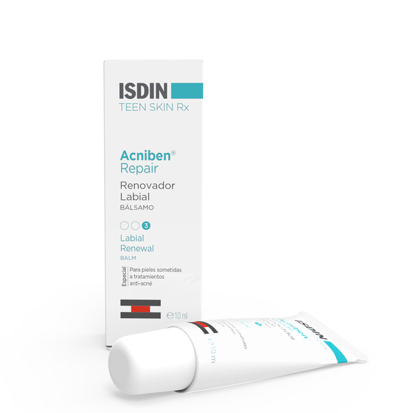 ISDIN Acniben TS Repair Lip Balm 10ML/0.33Fl Oz - Protects, Softens & Reduces Signs of Aging