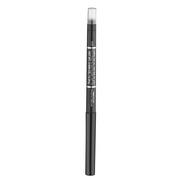L'Oreal Paris Infallible Black Eyeliner 0.24G/0.008Oz - Water-Resistant, Long-Lasting, Precise Tip, Blur and Pencil Sharpener