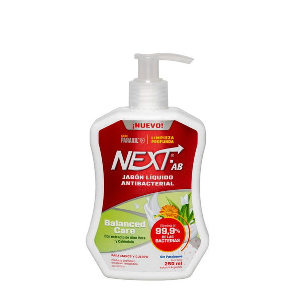 Next Ab Balance Care Liquid Soap - pH Balanced, Natural Plant-Based Cleanser (250ml / 8.45Fl Oz)
