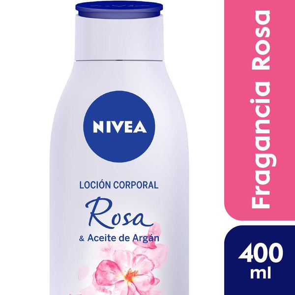 Nivea Pink Body Cream - Natural Oils and Vitamin E for Soft, Smooth Skin - Dermatologically Approved 400Ml / 13.52Fl Oz